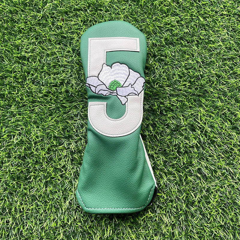 Flowered Numbered Headcovers