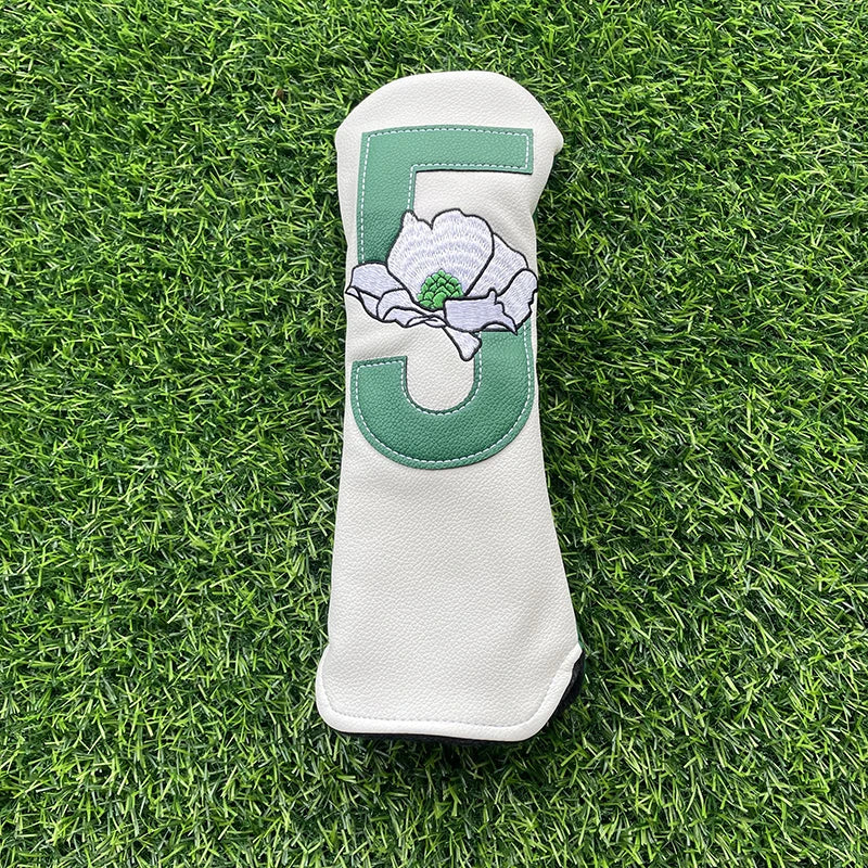 Flowered Numbered Headcovers
