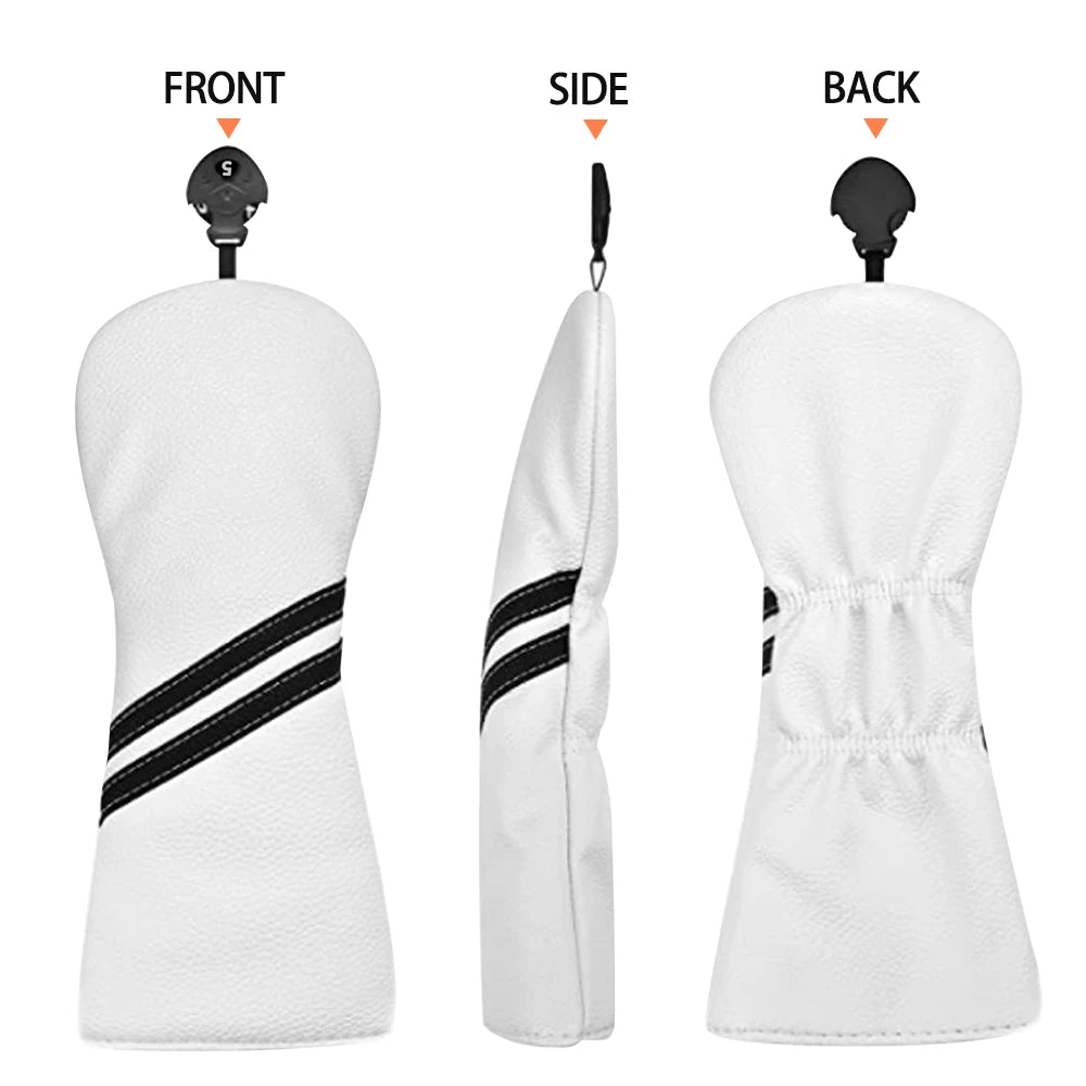 Golf Headcover Golf Club Covers Striped Style L