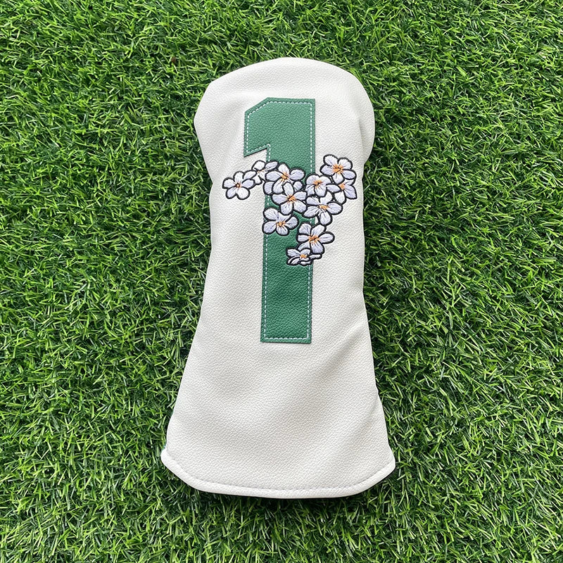 Flowered Numbered Headcovers