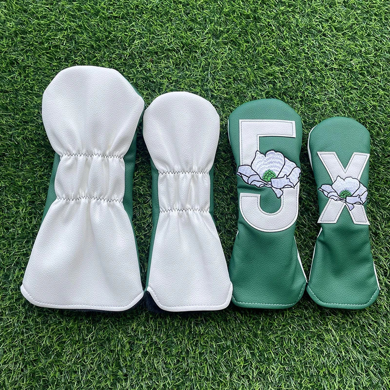 Flowered Numbered Headcovers