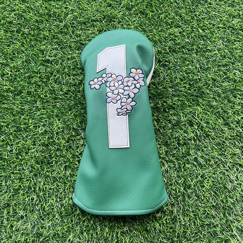 Flowered Numbered Headcovers