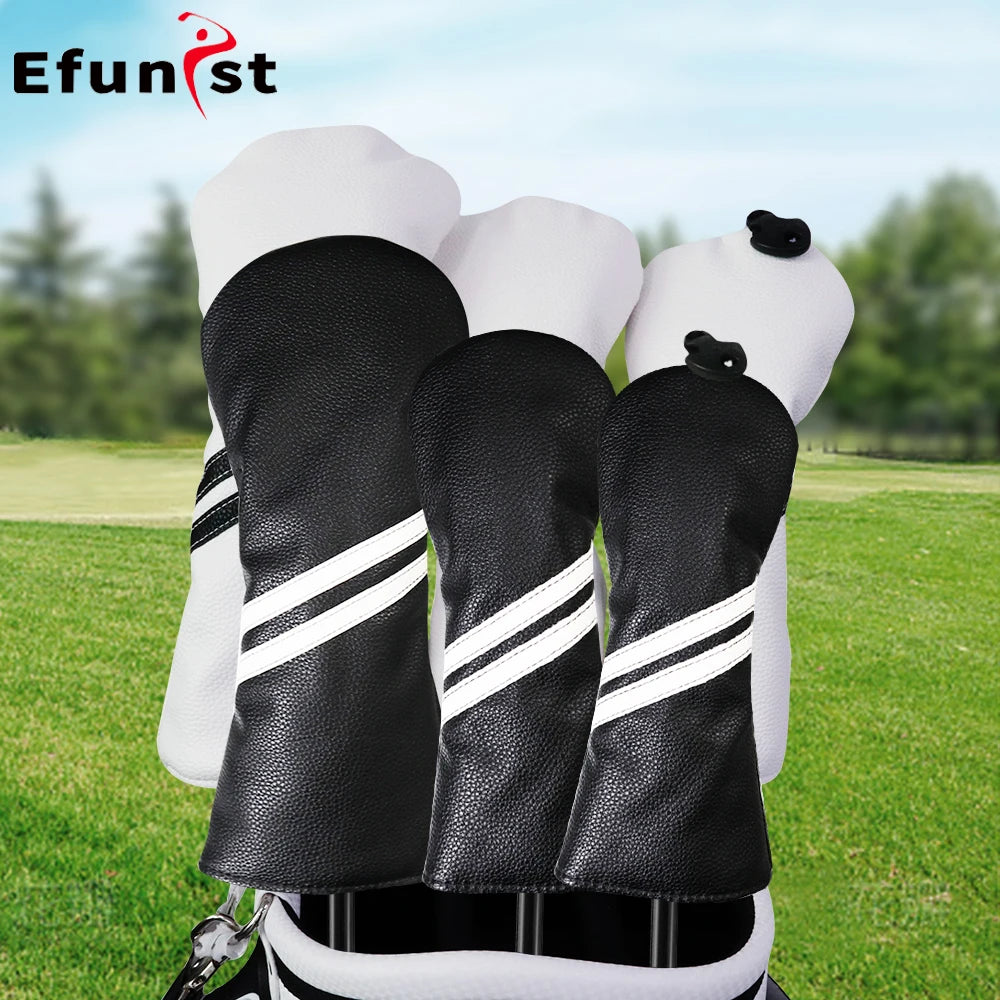 Golf Headcover Golf Club Covers Striped Style L