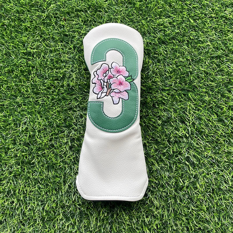 Flowered Numbered Headcovers