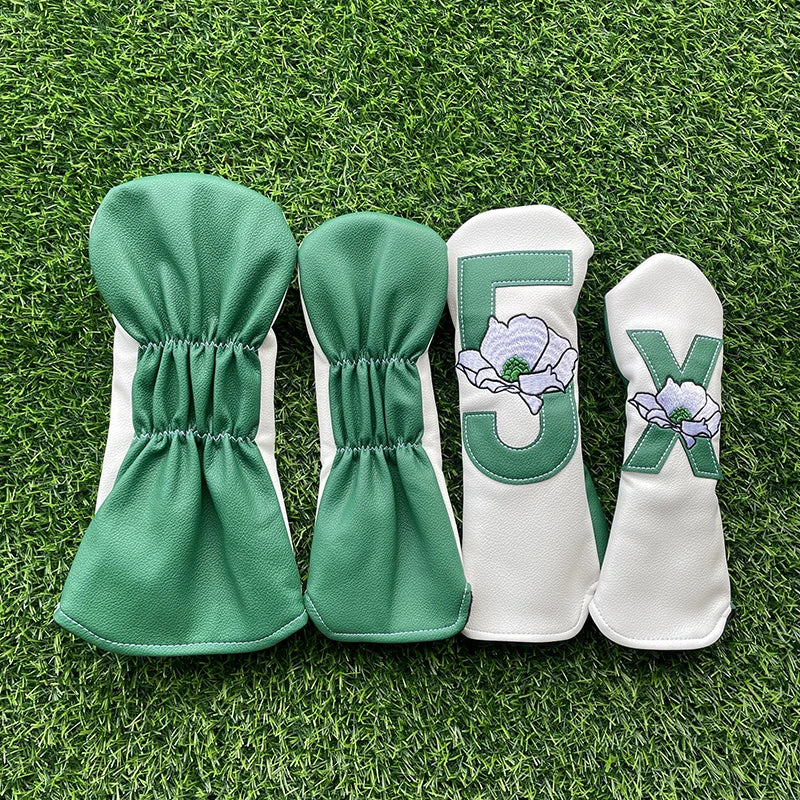Flowered Numbered Headcovers